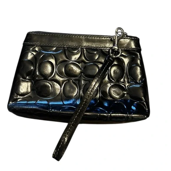 Coach Black Wristlet - Picture 2 of 2